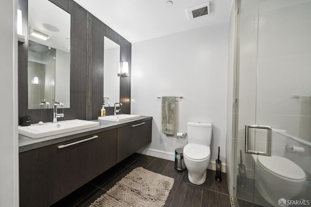723 Taylor St Unit 402, San Francisco, CA 94109 - full bathroom with double vanity and a stall shower
