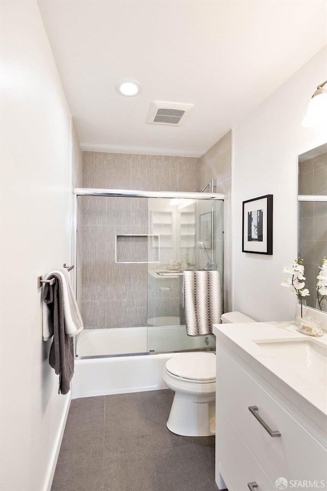 1360 9th Ave Unit 7, San Francisco, CA 94122 - full bath with vanity and shower / bath combination with glass door