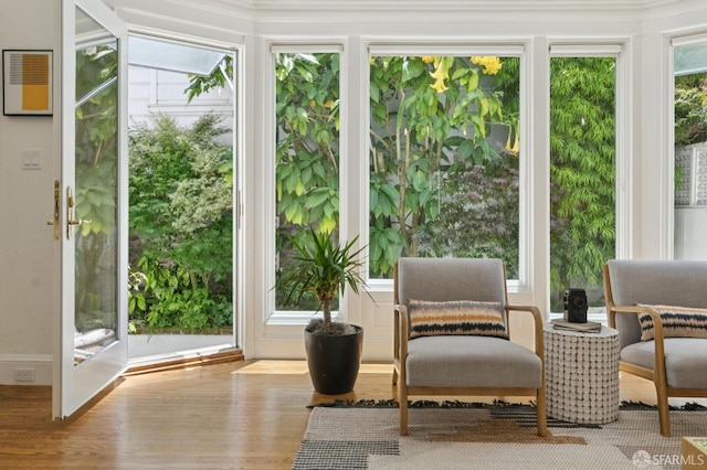 1205 Oak St Unit 2, San Francisco, CA 94117 - sunroom / solarium featuring wood finished floors