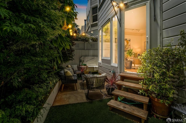 1205 Oak St Unit 2, San Francisco, CA 94117 - view of yard featuring a patio area