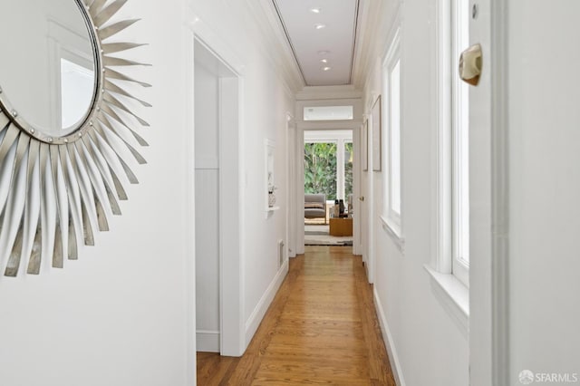 1205 Oak St Unit 2, San Francisco, CA 94117 - corridor featuring light wood-style floors and recessed lighting