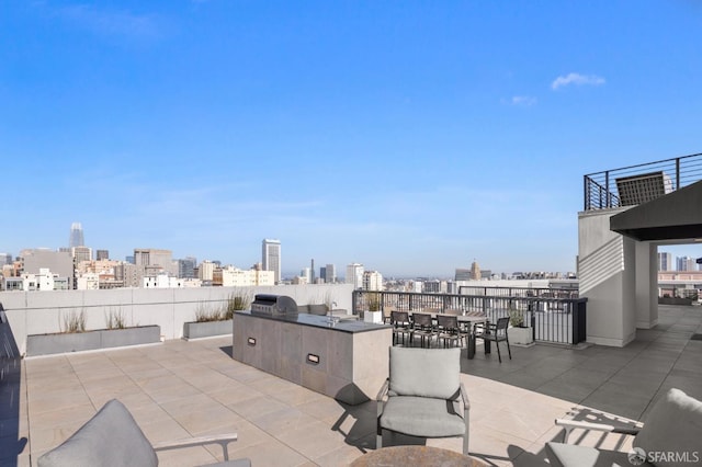 1433 Bush St Unit 702, San Francisco, CA 94109 - view of patio / terrace with a skyline view and outdoor dining space