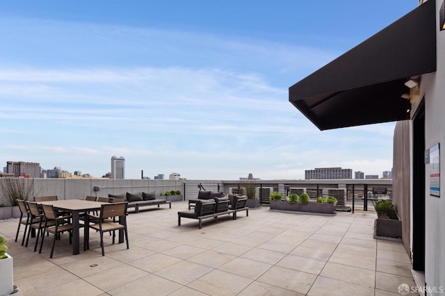 1433 Bush St Unit 702, San Francisco, CA 94109 - view of patio with an outdoor hangout area