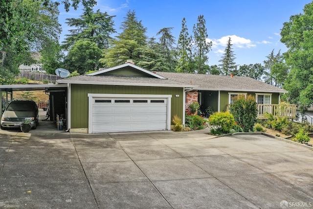 39 Crest Ave, Alamo, CA 94507 - single story home with driveway, an attached garage, and a shingled roof