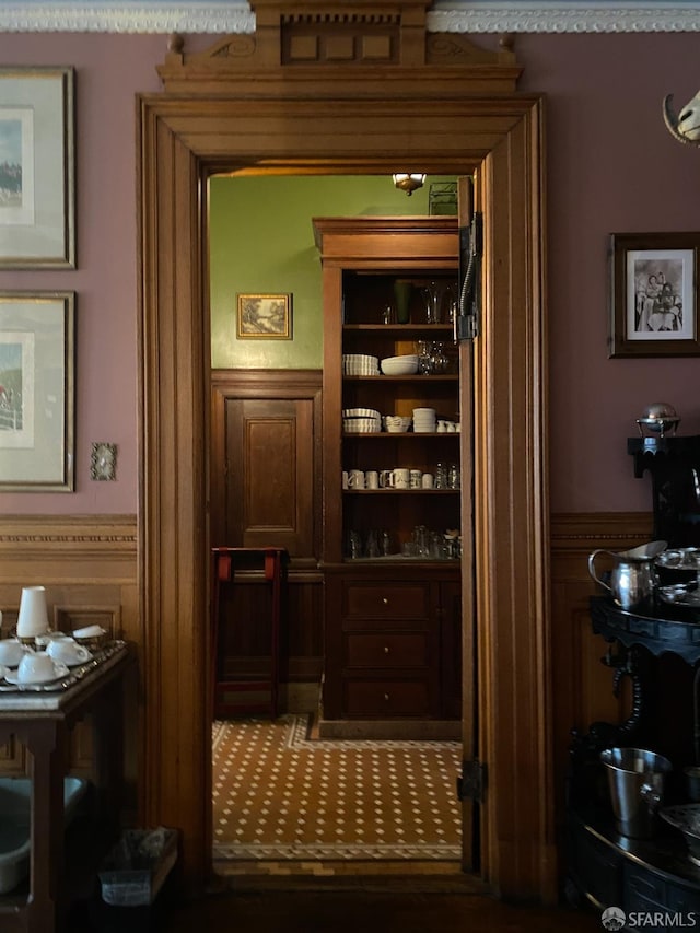 view of pantry