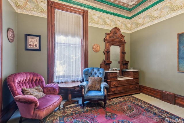 view of sitting room