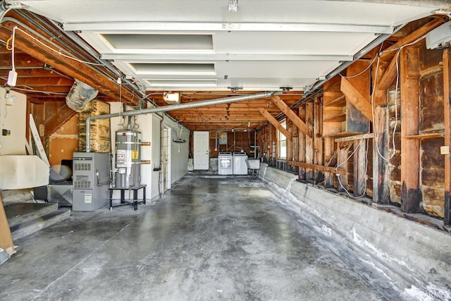1675 Quint St, San Francisco, CA 94124 - garage with secured water heater and separate washer and dryer