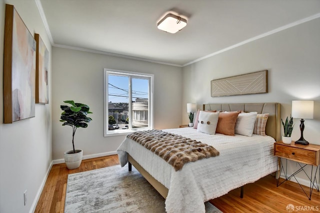 1675 Quint St, San Francisco, CA 94124 - bedroom featuring ornamental molding, baseboards, and wood finished floors