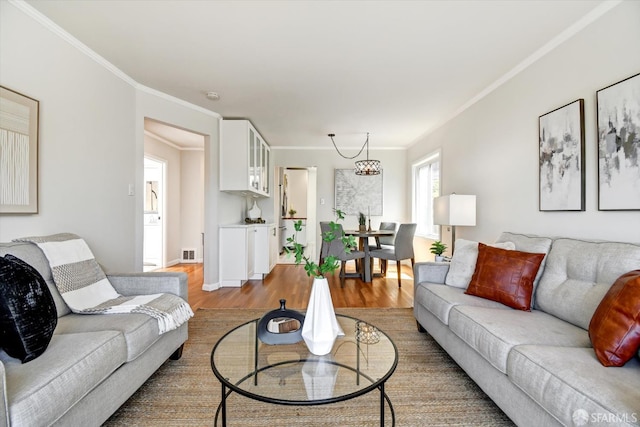 1675 Quint St, San Francisco, CA 94124 - living area with wood finished floors and crown molding