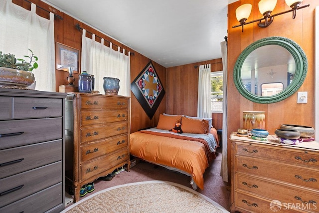 2013-2015 Golden Gate Ave, San Francisco, CA 94115 - carpeted bedroom featuring wooden walls