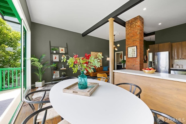 2013-2015 Golden Gate Ave, San Francisco, CA 94115 - dining room with wood finished floors
