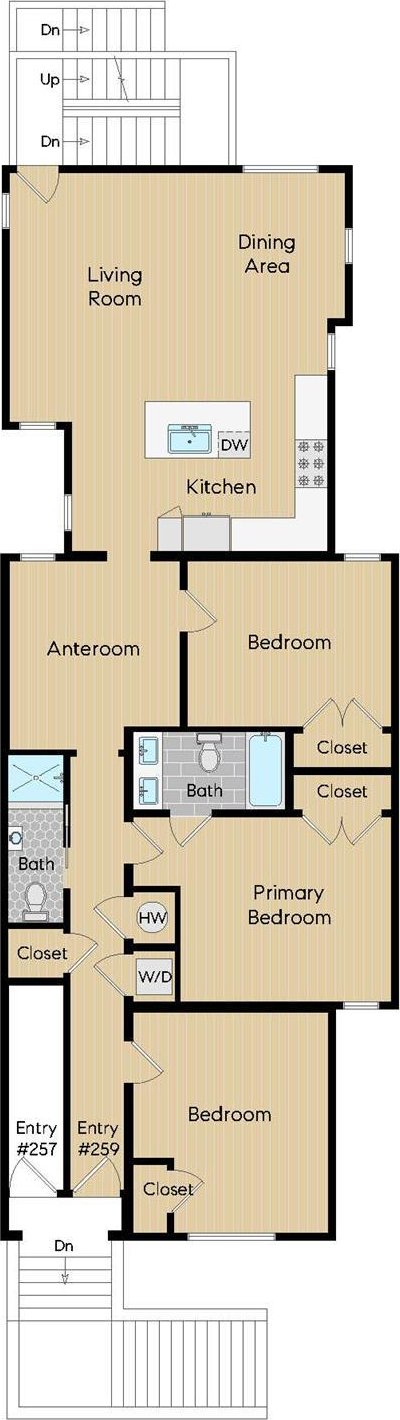 259 Sanchez St, San Francisco, CA 94114 - property floor plan