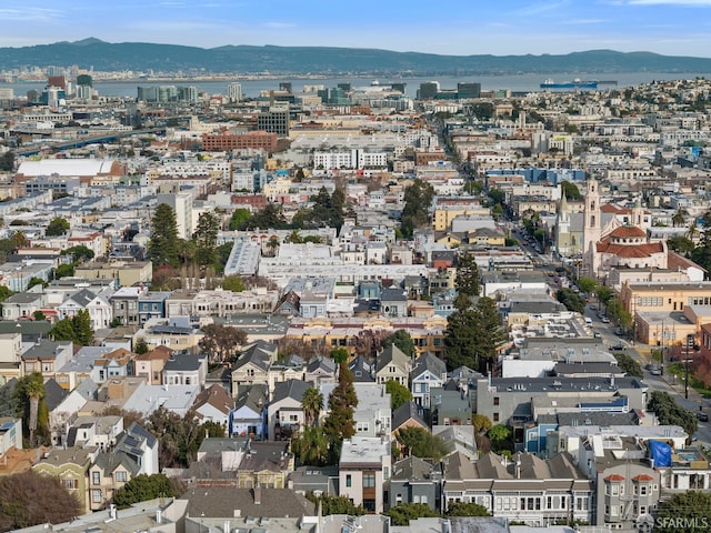 259 Sanchez St, San Francisco, CA 94114 - aerial view of property's location featuring a mountainous background and nearby urban area