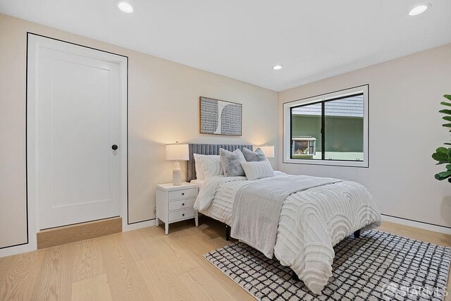 1098 Siler Pl, Berkeley, CA 94705 - bedroom featuring recessed lighting and light wood-style floors