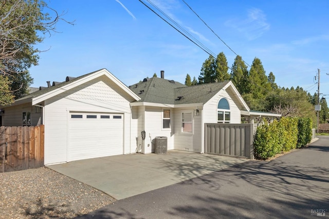 1316 Sulphur Springs Ave, Saint Helena, CA 94574 - ranch-style home with an attached garage, fence, and driveway