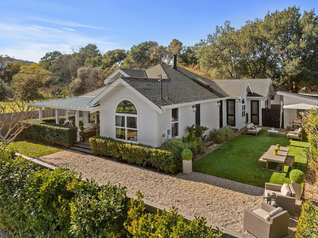 1316 Sulphur Springs Ave, Saint Helena, CA 94574 - rear view of house featuring a yard and fence
