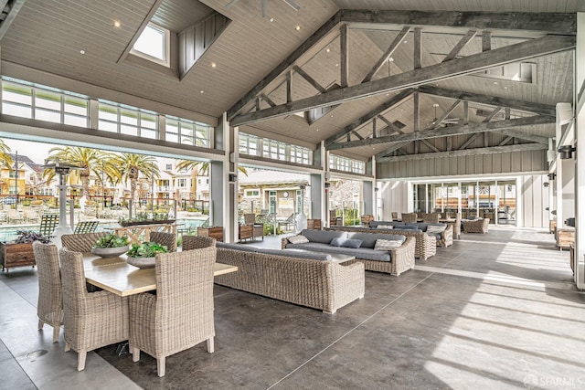 7240 Carneros Ln, Dublin, CA 94568 - view of patio / terrace featuring an outdoor living space and outdoor dining area