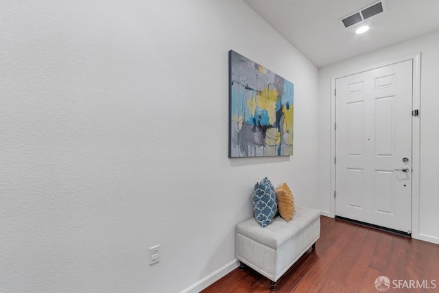 2702 Urbino Ct, San Jose, CA 95111 - entrance foyer featuring baseboards, dark wood-style flooring, and recessed lighting