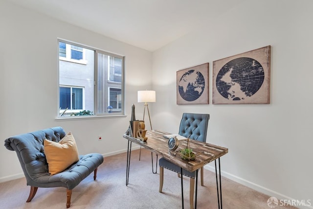2702 Urbino Ct, San Jose, CA 95111 - home office featuring light carpet and baseboards