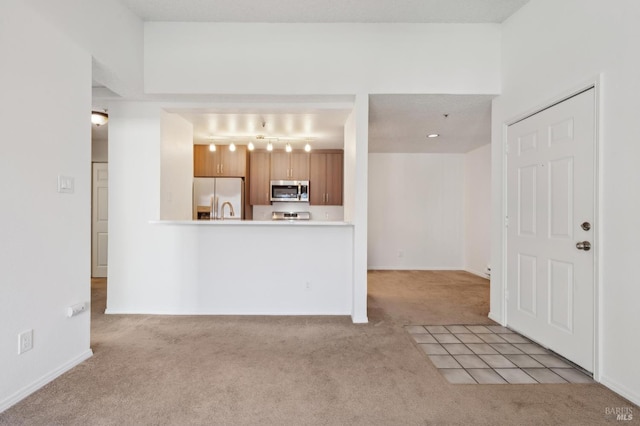 1201 Glen Cove Pkwy Unit 514, Vallejo, CA 94591 - unfurnished living room with light carpet and baseboards