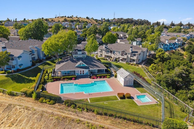 1201 Glen Cove Pkwy Unit 514, Vallejo, CA 94591 - aerial view of residential area with a pool