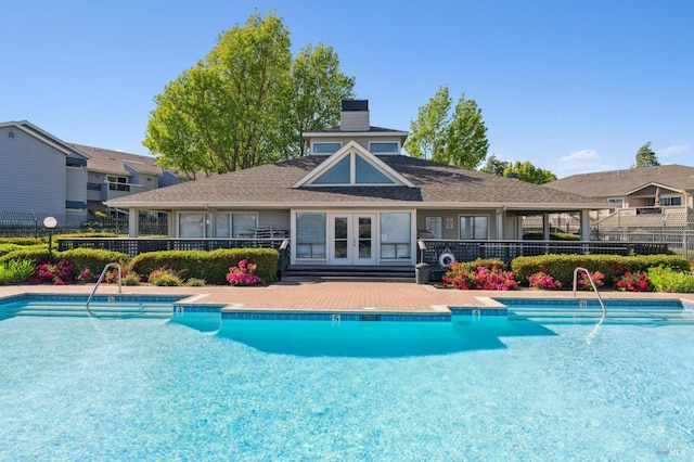1201 Glen Cove Pkwy Unit 514, Vallejo, CA 94591 - view of swimming pool featuring french doors