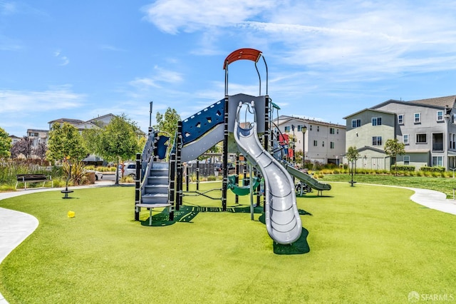 8534 Jetty Way, Newark, CA 94560 - communal playground featuring a residential view and a lawn
