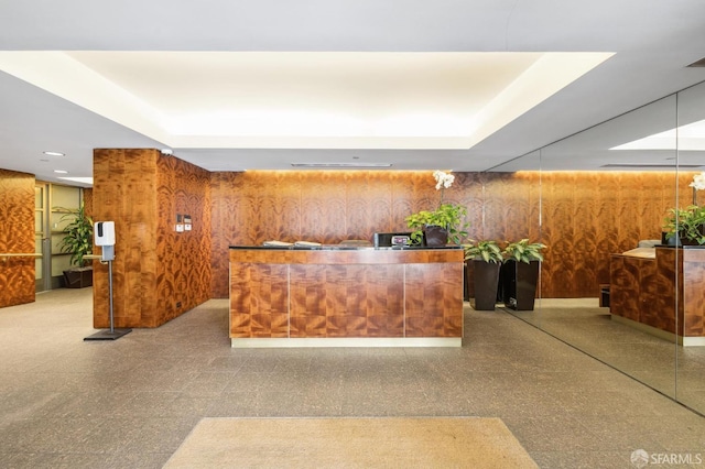 view of reception area