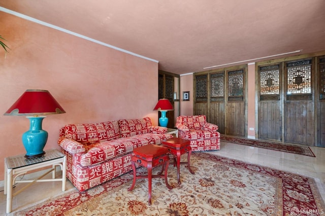 view of living area