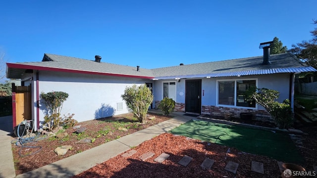 view of ranch-style home