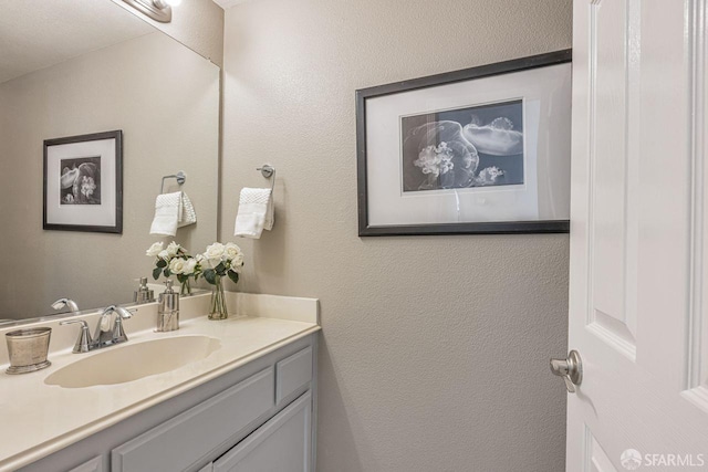 3587 Fitzsimmons Cmn, Fremont, CA 94538 - bathroom featuring vanity and a textured wall