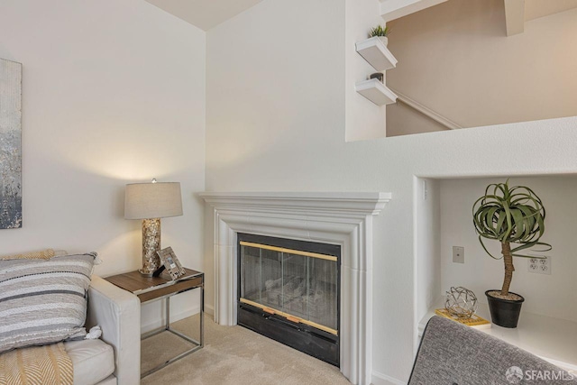 3587 Fitzsimmons Cmn, Fremont, CA 94538 - detailed view of carpet flooring and a glass covered fireplace