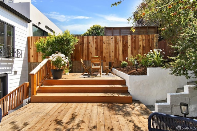 224 Twin Peaks Blvd, San Francisco, CA 94114 - view of wooden deck