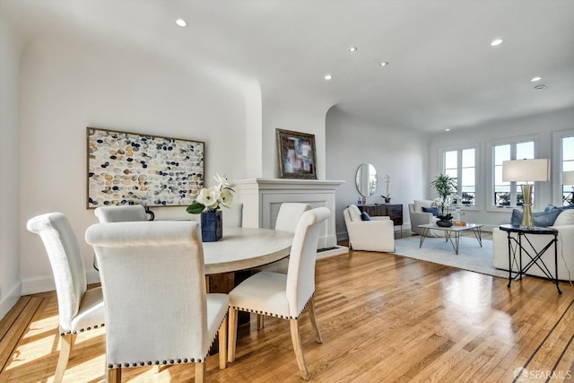 224 Twin Peaks Blvd, San Francisco, CA 94114 - dining space with light wood-style flooring and recessed lighting
