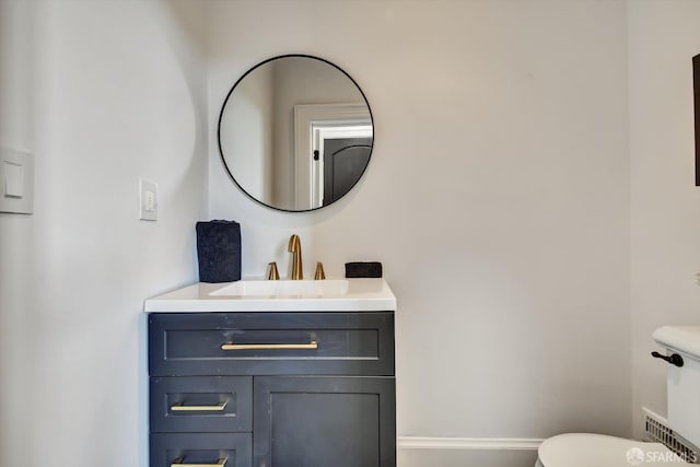 224 Twin Peaks Blvd, San Francisco, CA 94114 - half bathroom with toilet and vanity