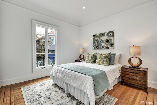 224 Twin Peaks Blvd, San Francisco, CA 94114 - bedroom featuring light wood-style floors and recessed lighting