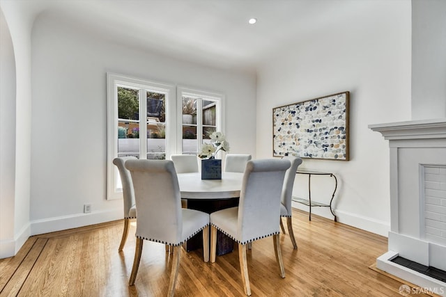 224 Twin Peaks Blvd, San Francisco, CA 94114 - dining room featuring light wood-style floors and recessed lighting