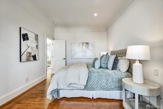 224 Twin Peaks Blvd, San Francisco, CA 94114 - bedroom featuring wood finished floors and baseboards