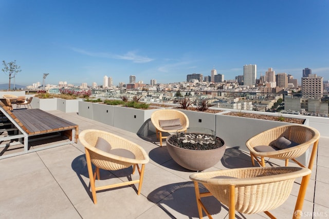 1545 Pine St Unit 1201, San Francisco, CA 94109 - view of patio / terrace featuring a view of skyline