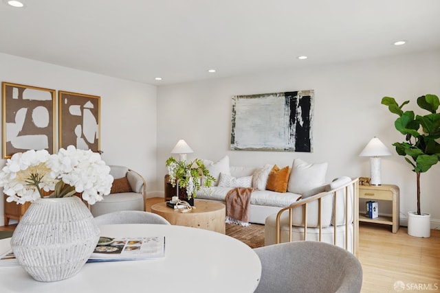246 Ralston St, San Francisco, CA 94132 - living area featuring recessed lighting and light wood finished floors