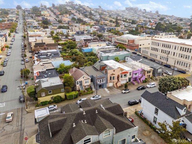 aerial view of residential area