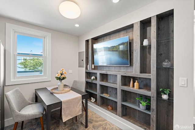 74 Crane St, San Francisco, CA 94124 - dining room with recessed lighting and electric panel
