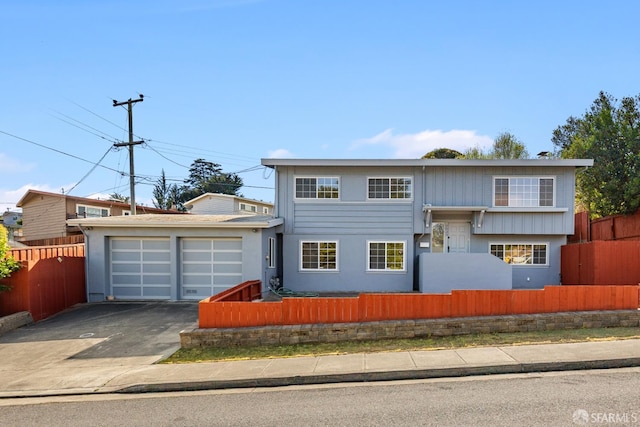 2033 Oakmont Dr, San Bruno, CA 94066 - view of front of property with driveway and a garage