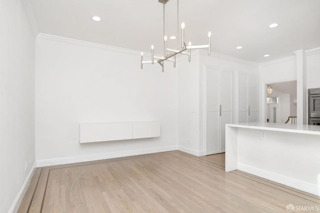 spacious closet with light hardwood / wood-style floors