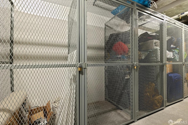 view of storage room