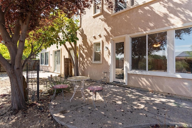 exterior space with a patio area