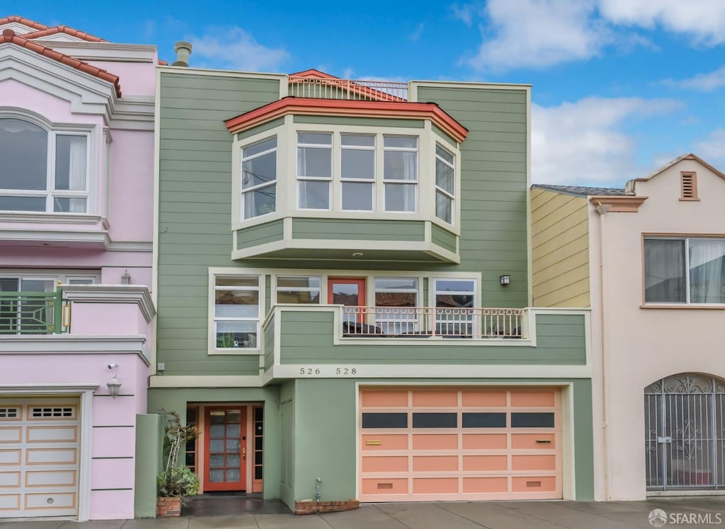526 23rd Ave Unit 1, San Francisco, CA 94121 - townhome / multi-family property with a balcony