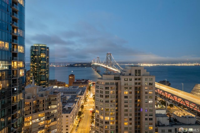 401 Harrison St Unit 23C, San Francisco, CA 94105 - city view with a large body of water and a notable bridge