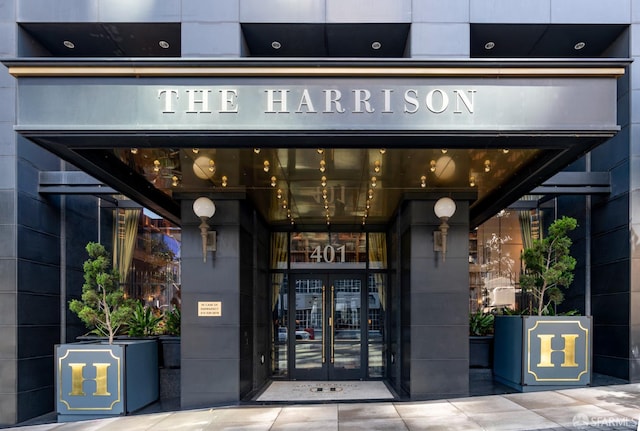 401 Harrison St Unit 23C, San Francisco, CA 94105 - view of exterior entry featuring french doors