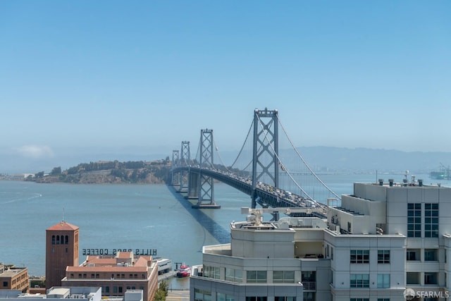 401 Harrison St Unit 23C, San Francisco, CA 94105 - water view with a notable bridge